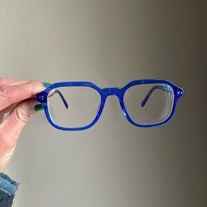 Viral!  Sold out!  Crystal blue kismet frames eyebuydirect